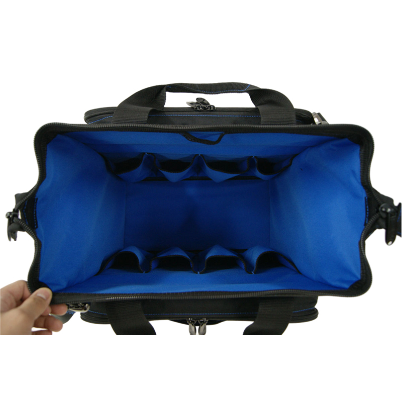 Hardware Tool Bag Multi-Function Repair Bag With Support Feet Multi-Pocket Large Capacity Portable Tool Bag